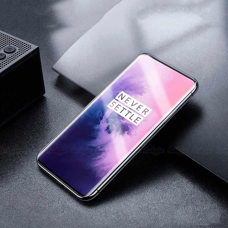 UVR 3D полное покрытие Премиум Закаленное стекло для Oneplus 7 Pro УФ-стекло защитная