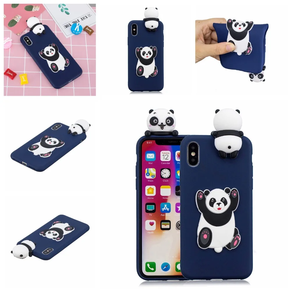 Мягкие TPU чехол для телефона Apple iPhone 9 3D Кремния Милый мультфильм Коке Plus X 8 плюс 6 S 7