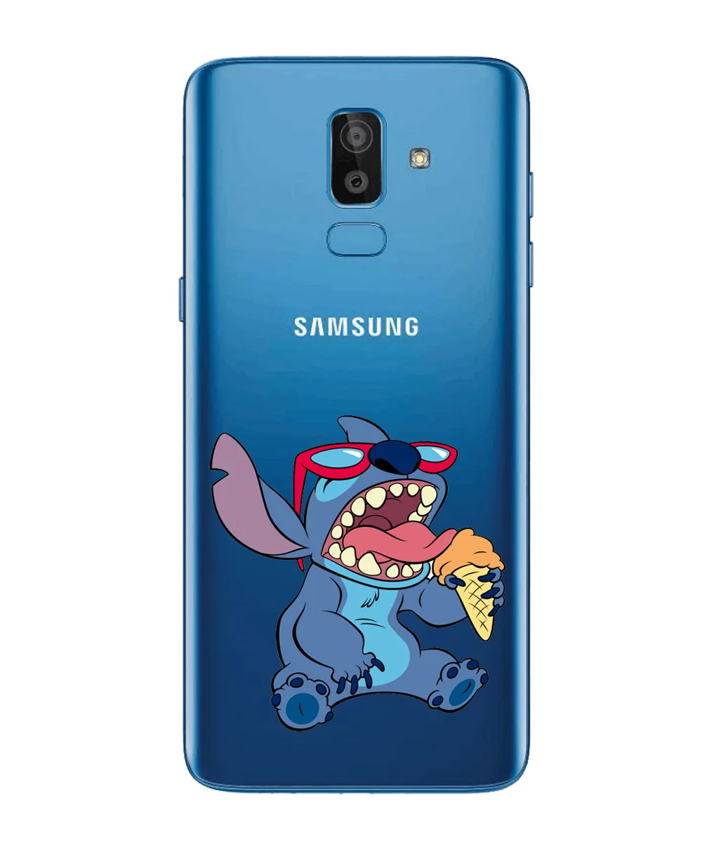 Забавный чехол эмоджи для Coque samsung Galaxy J3 J5 J7 2017EU мягкий из ТПУ с принтом &quotJ6 J8 2018