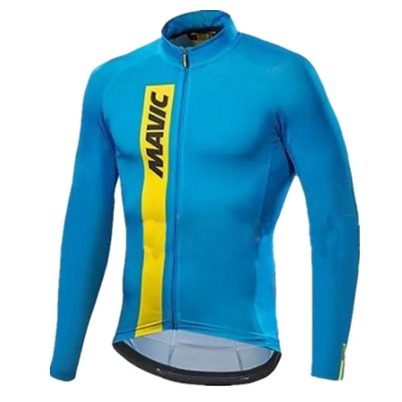 2019 new long sleeve thermal winter wool bicycle Mavic cycling Jersey / Super warm mountain bike clothing | Спорт и развлечения