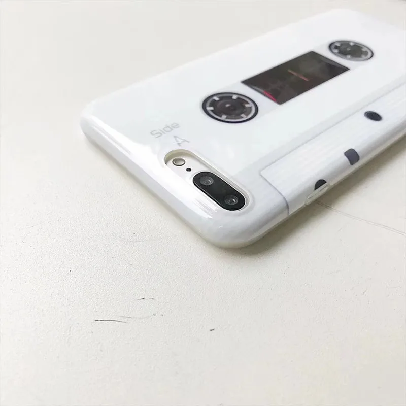 Ретро музыка магнитная лента чехол для телефона Iphone X Xr Xs Max Мягкая силиконовая