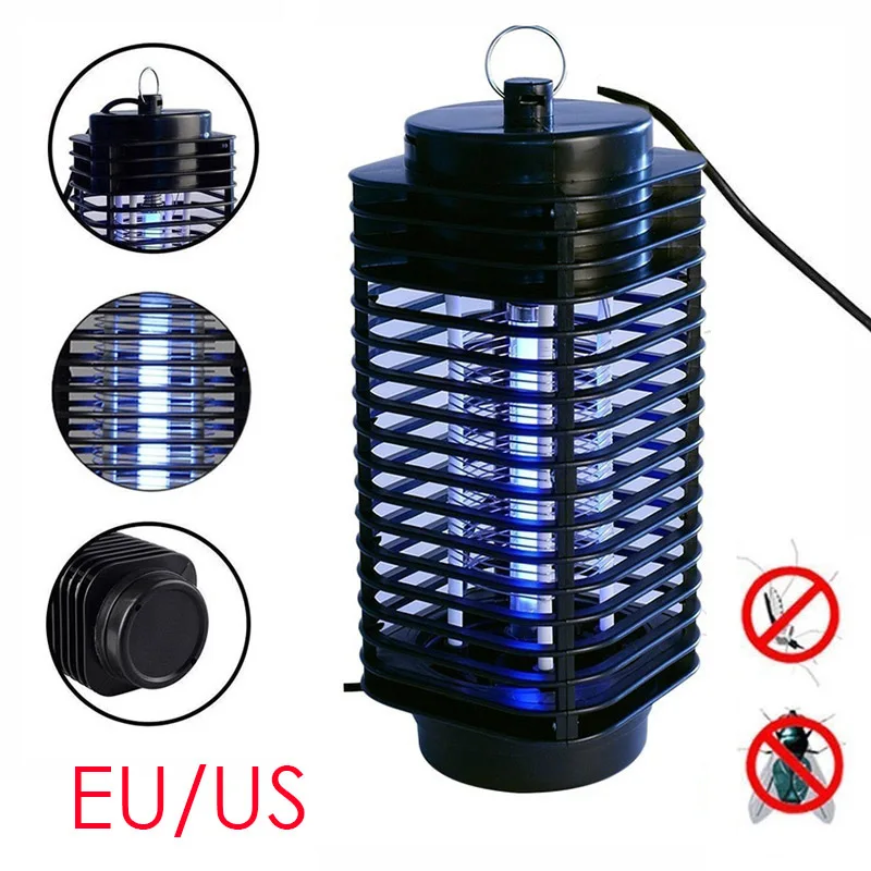 

New Electric Mosquito Killer Moth Killing Insect LED Bug US/EU 220V Zapper Fly Lamp Trap Wasp Pest NE