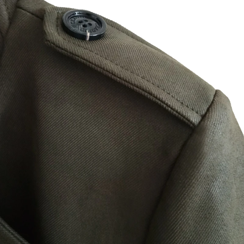 S 6XL! Мужская одежда больших размеров новинка 2019 мужской замшевый тренчкот длиной