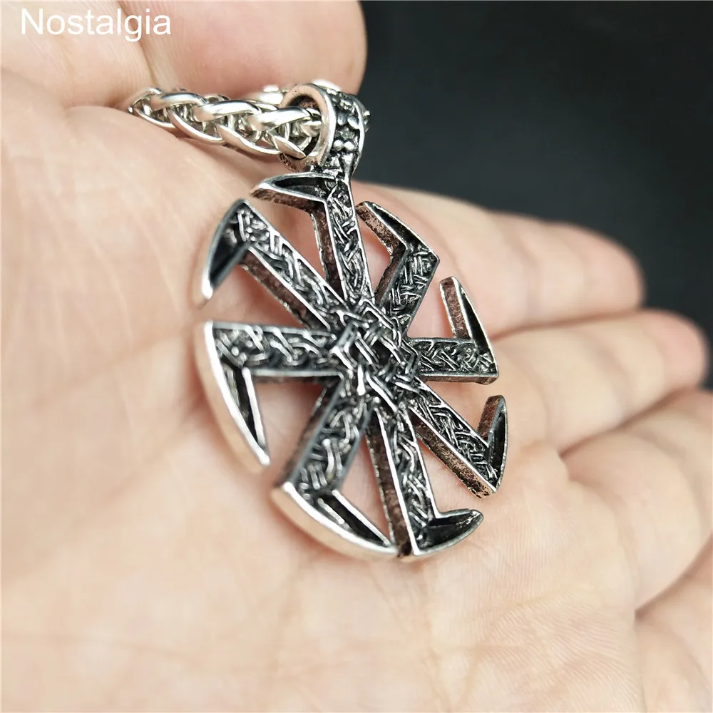 Ностальгия славянский символ коловрата Wicca языческие украшения колесо