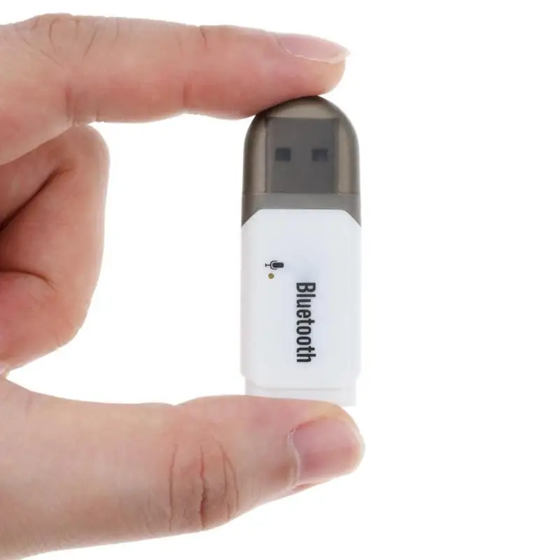 Мини Bluetooth 5,0 USB беспроводной адаптер красочный аудио стереоресивер автомобильный комплект для компьютера Автомобильный плеер динамик с микрофоном высокого качества