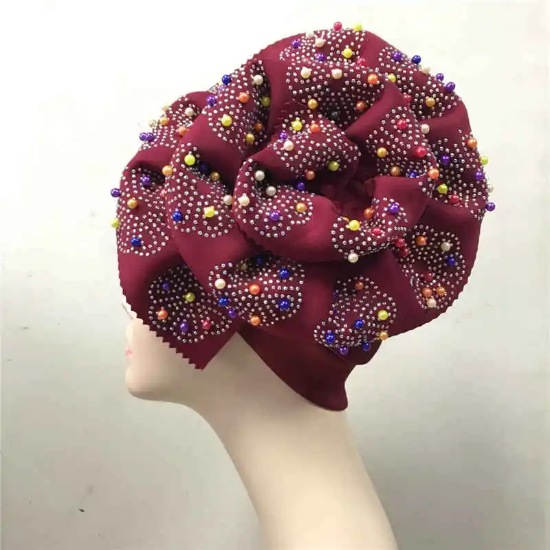 Нигерийская желтая турбина для женщин африканская Aso Oke Auto Gele африканских шляп