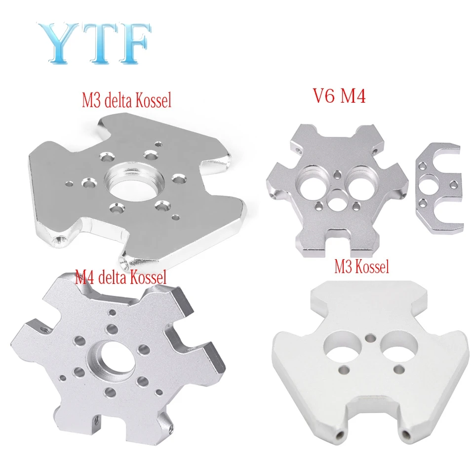 Подвесной гамак V6 M3 M4 Delta Kossel из алюминиевого сплава с двойным соплом и эффектом