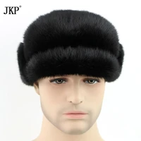 winter hot super show men rex mink fur earmuffs luxur muffs style russian cap male autumn handsome fur hat fur cap zd 08