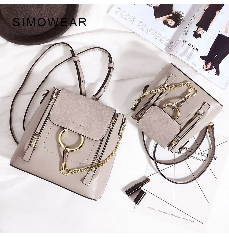 SIMOWEAR Новое поступление для женщин Элитный бренд Back pack мини тепловой мешок Tassen