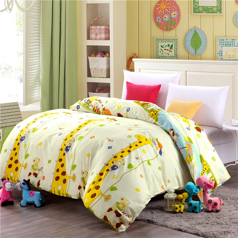 Милый желтый Сика олень мультфильм шаблон домашний текстиль постельные