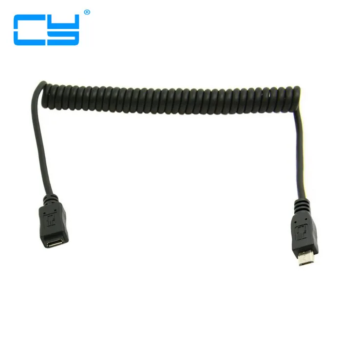 

3ft 100cm Micro USB 5pin Type Male to Female Extension Stretch Cable for SSD & Tablet & Cell Phone & Tablet PC 100PCS/lot