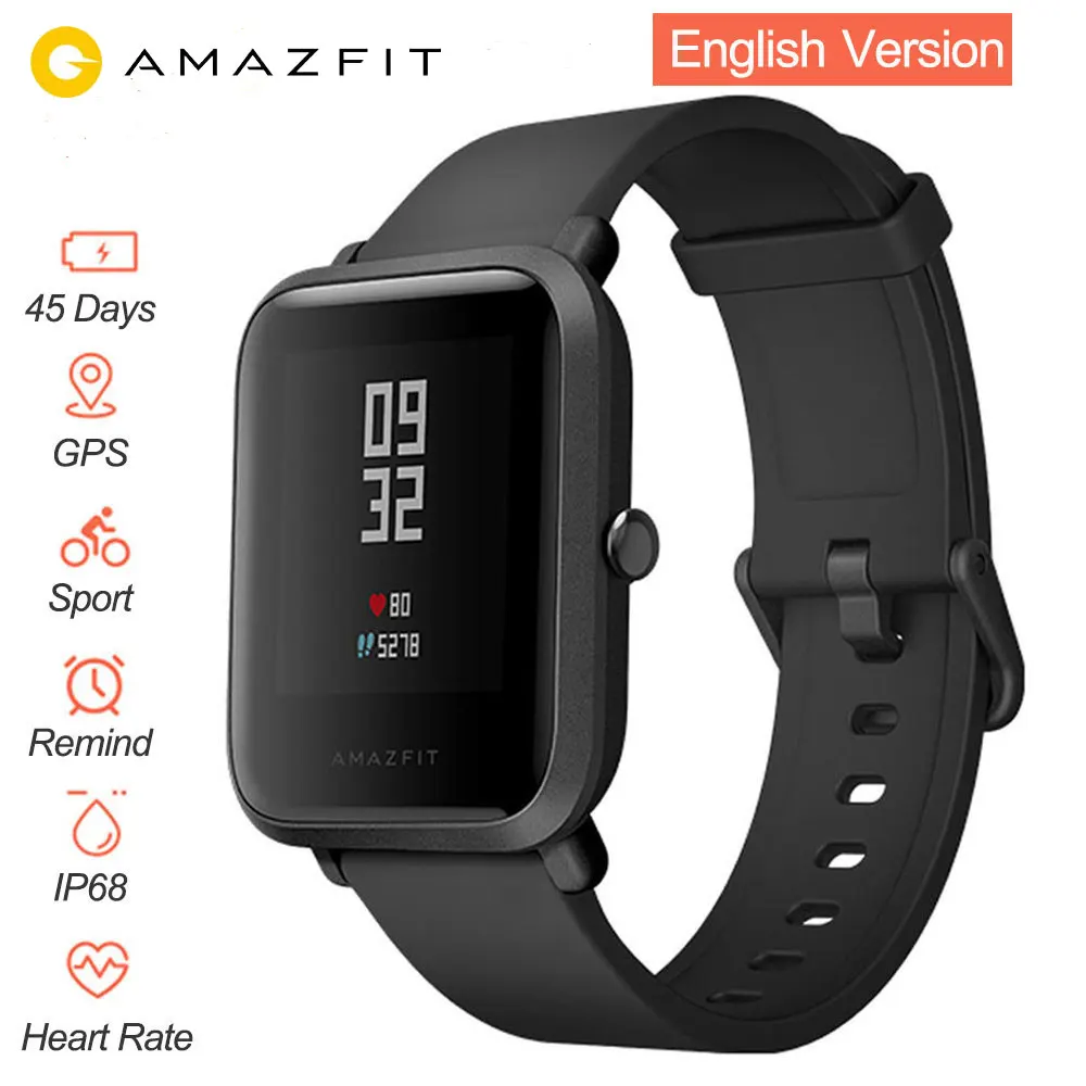 Оригинальный Huami Смарт-часы Amazfit Bip молодежи Смарт часы Bluetooth 4 0 gps монитор