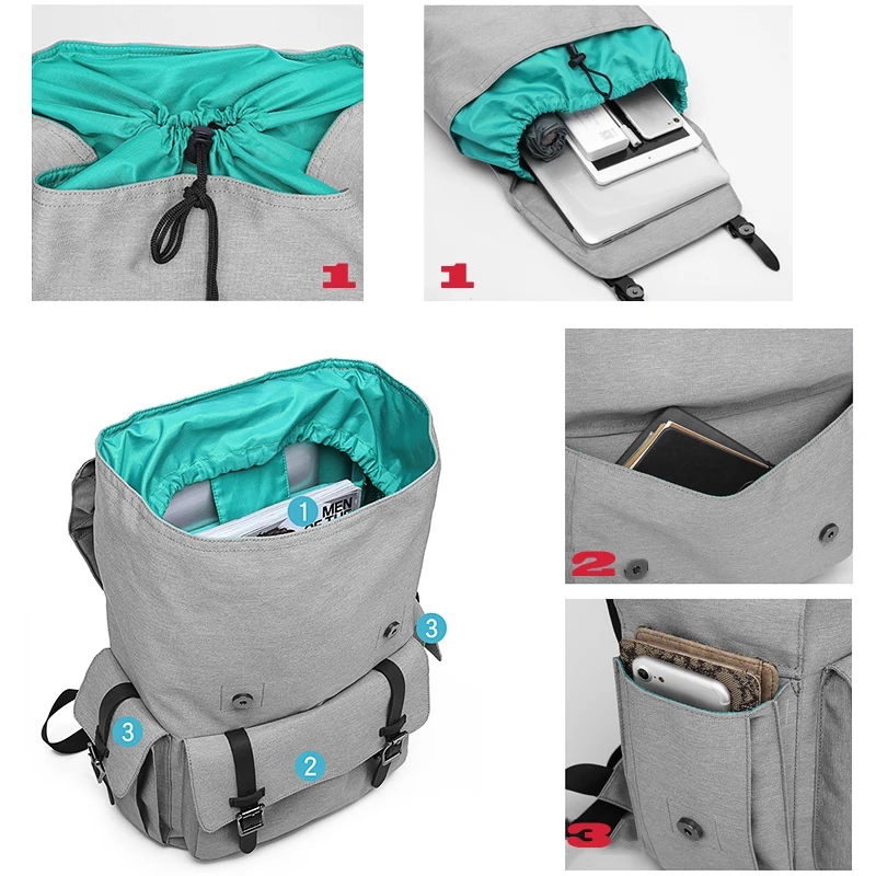 Рюкзак унисекс с застежкой и шнурком для ноутбука 15 6 дюйма|women school backpack|backpack