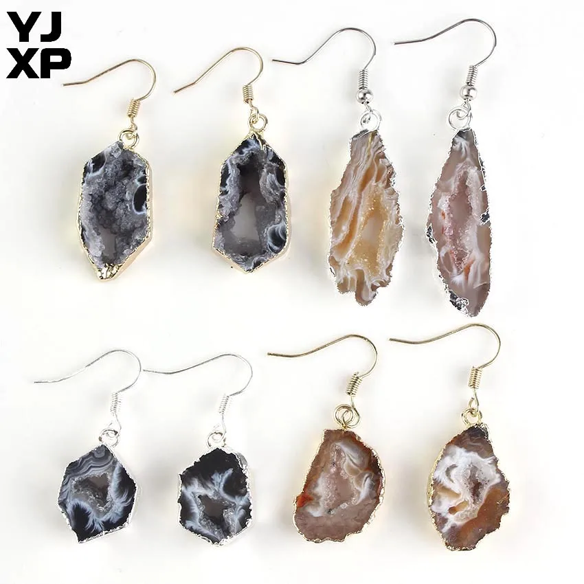 YJXP 1 пара необычных креативных висячих сережек неправильной формы