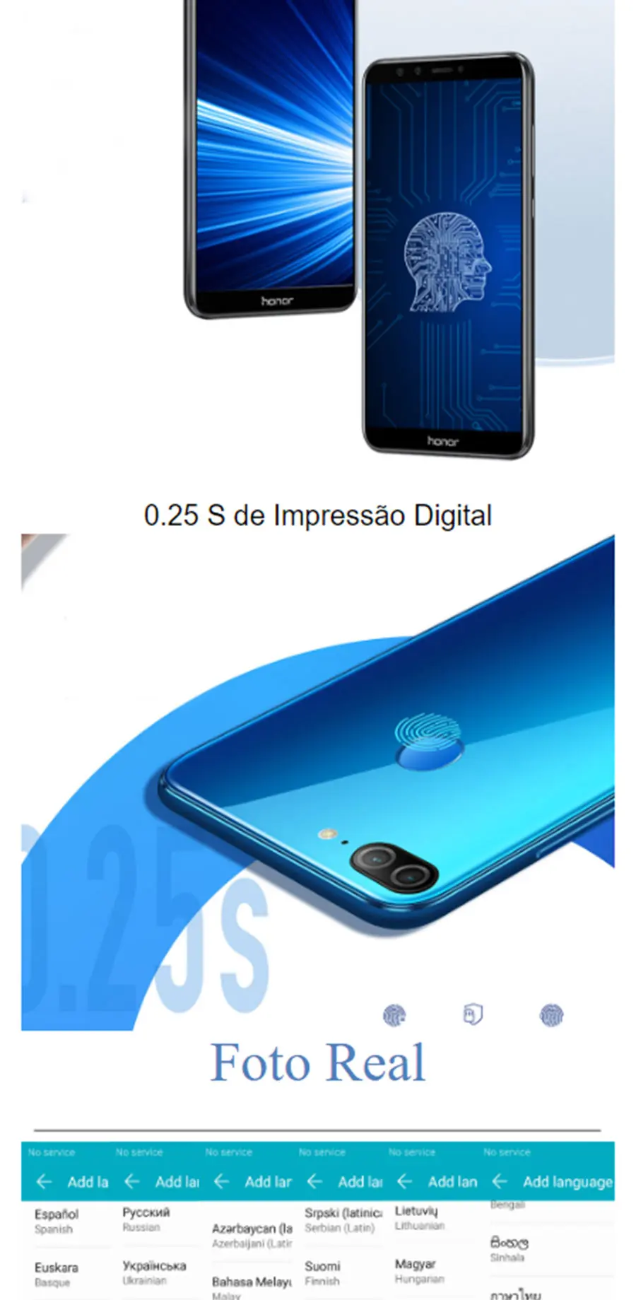 Глобальная версия Honor 9 Lite 5,6" полный экран 2160*1080 Android 8,0 смартфон Восьмиядерный 4 камеры 13 МП мобильный телефон