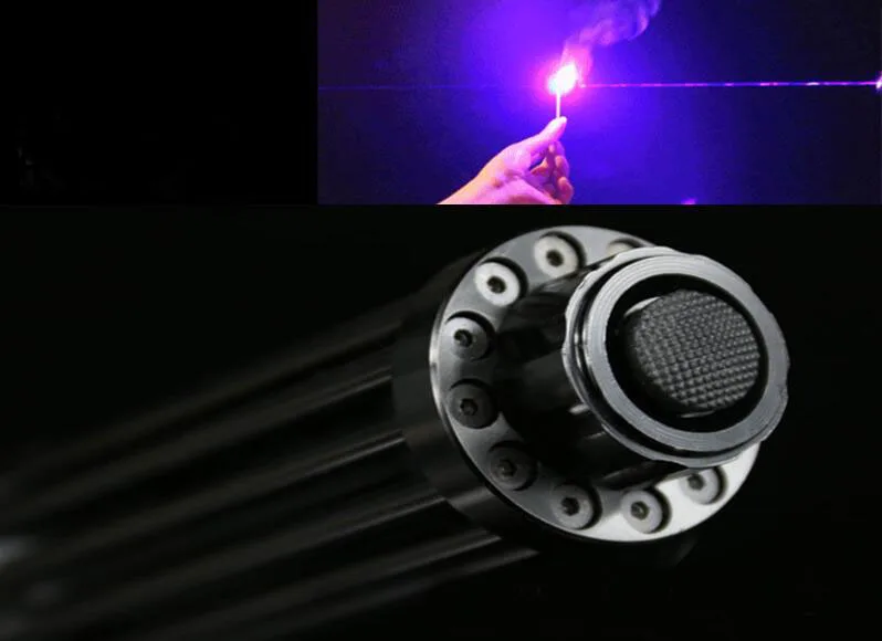 Лидер продаж! AAA самый мощный военный фонарик сжигание лазерный факел 600000 м 450nm