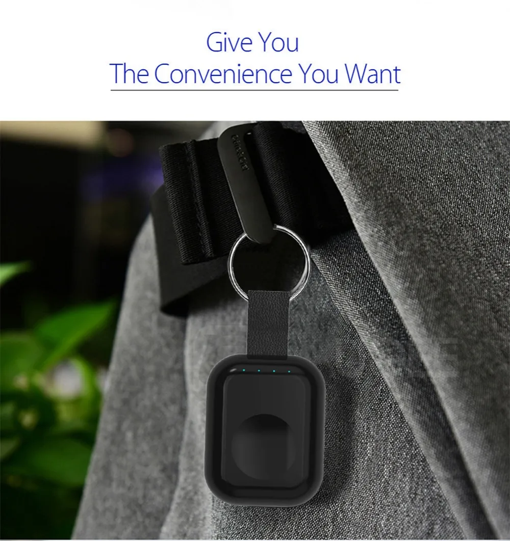 Qi беспроводные Часы зарядное устройство для Apple Watch 1 2 3 4 Внешний аккумулятор power Bank портативный походный QI Беспроводная зарядная батарея