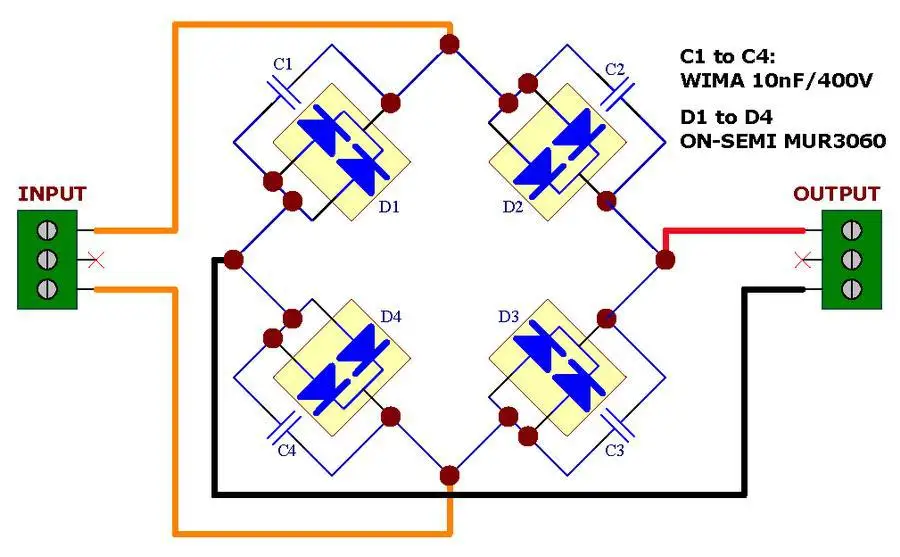 Плата модуля мостового выпрямителя 30 А для аудиоусилителя HP MUR3060. | Электронные
