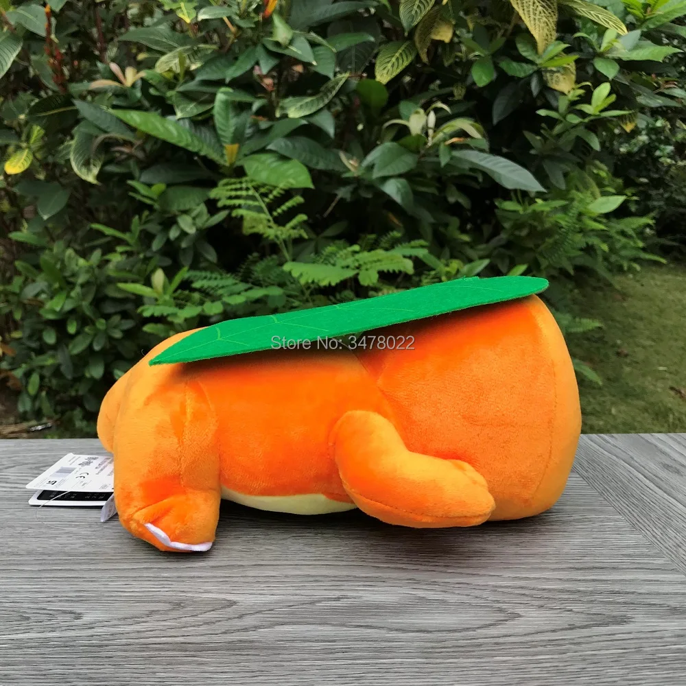 

26cm Cute Sleeping Position Charmander Plush Cartoon Stuffed Toy Soft Doll