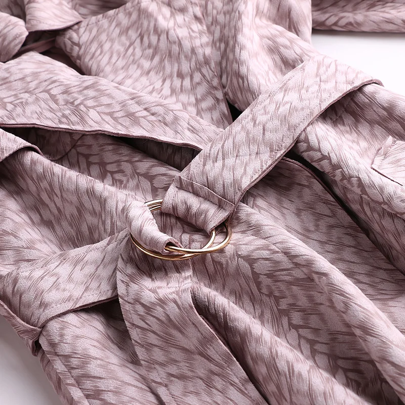 Осень 2017 модная замшевая ветровка в европейском и американском стиле с длинными