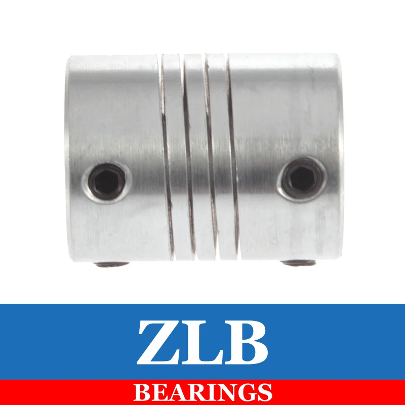 

5pcs 6.35mmx6.35mm Aluminium Stepper Motor Flexible Shaft Coupling Cnc Diameter 19mm Length 25mm