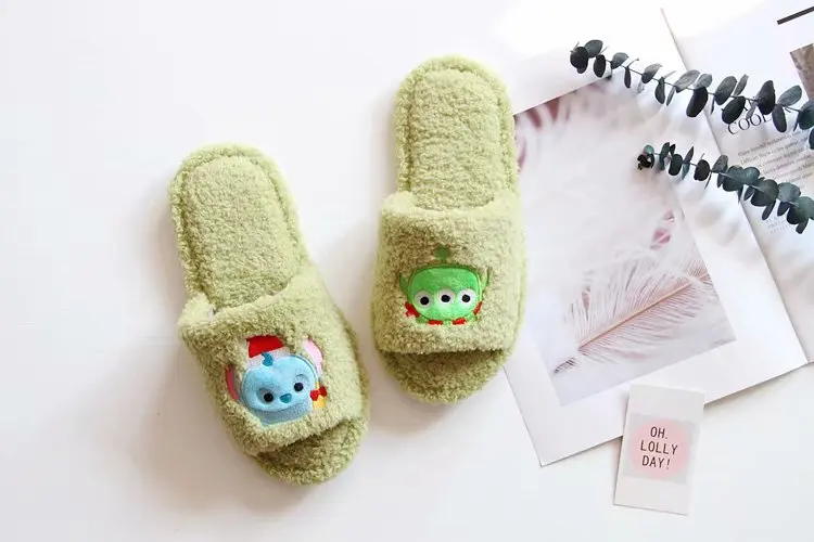 Мультяшные зимние комнатные тапочки Tsum Микки Минни коллекция кукол игрушки