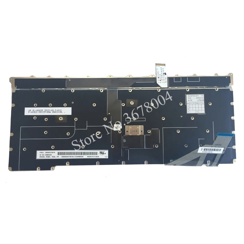 Новая Французская клавиатура для lenovo Thinkpad Carbon X1 Gen 3 3rd 2015 Клавиатура США MQ6 84