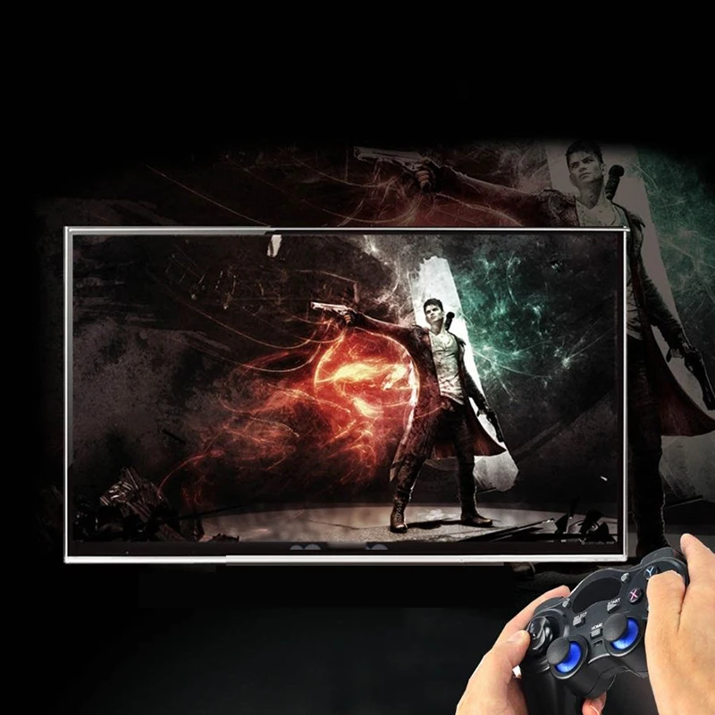 DOITOP 2,4G беспроводной игровой геймпад джойстик контроллер для PS3 tv Box Tablet PC GPD XD Android Windows 8/7/X с USB RF приемником