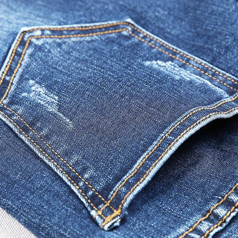 CTRLCITY Summer Skinny Jeans Women Stretch Calf Length Denim Pants High Waist Women's Embroidery Female Short Jean |