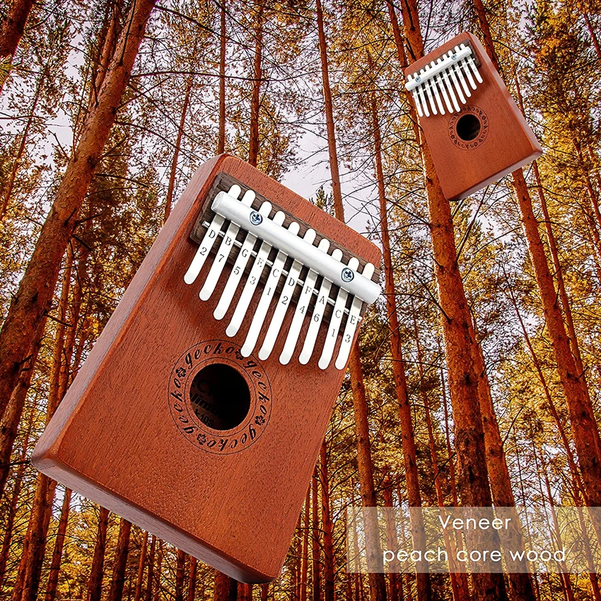 JDR калимба Mbira Sanza 10 клавиш большой палец пианино карманный размер для начинающих