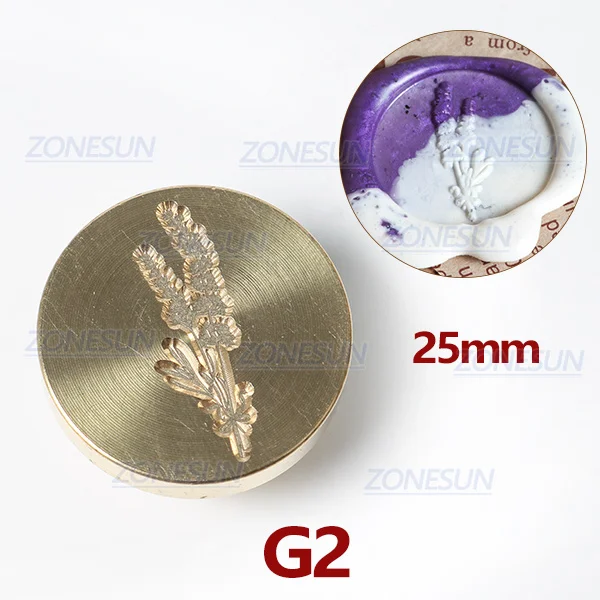 G2 ZONESUN специальная печать штамп с деревянной ручкой для упаковки подарков письма конверты посылки DIY свадебные приглашения - Цвет: G2