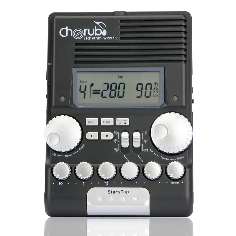 

Cherub WRW-106 устройство для обучения барабану метроному, перкуссионный измеритель ритма, аксессуары