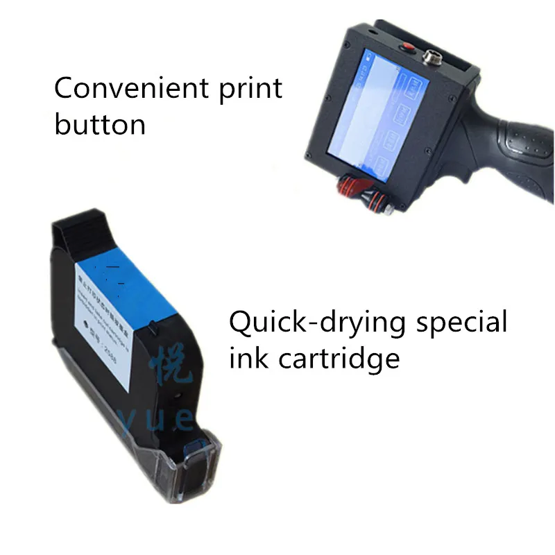 

VEVOR Handheld Inkjet Coding Printer With USB Port Print Speed Easy to Use Operating