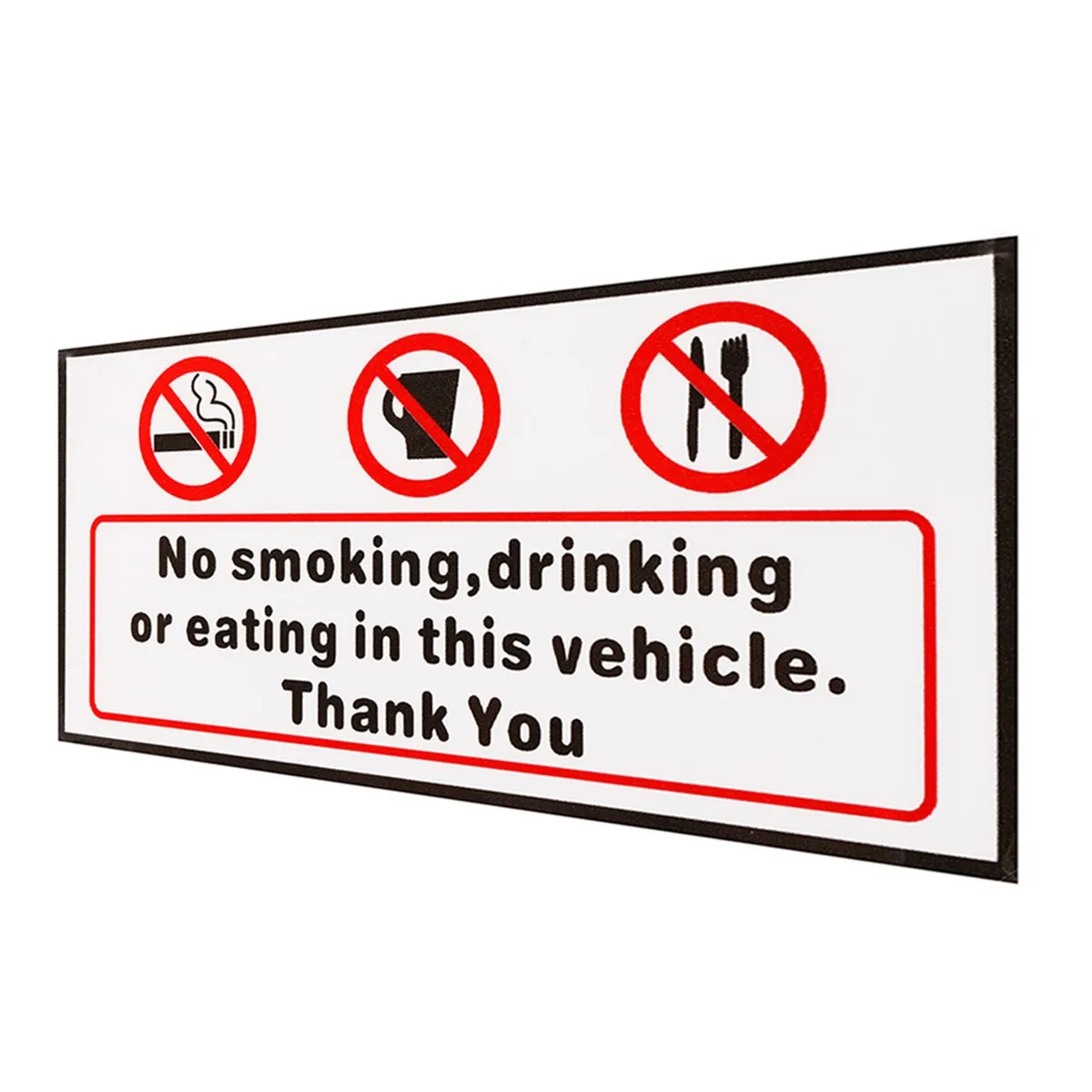 Слова не курить употребления алкоголя в этом VECHICLE благодарим Вас наклейки