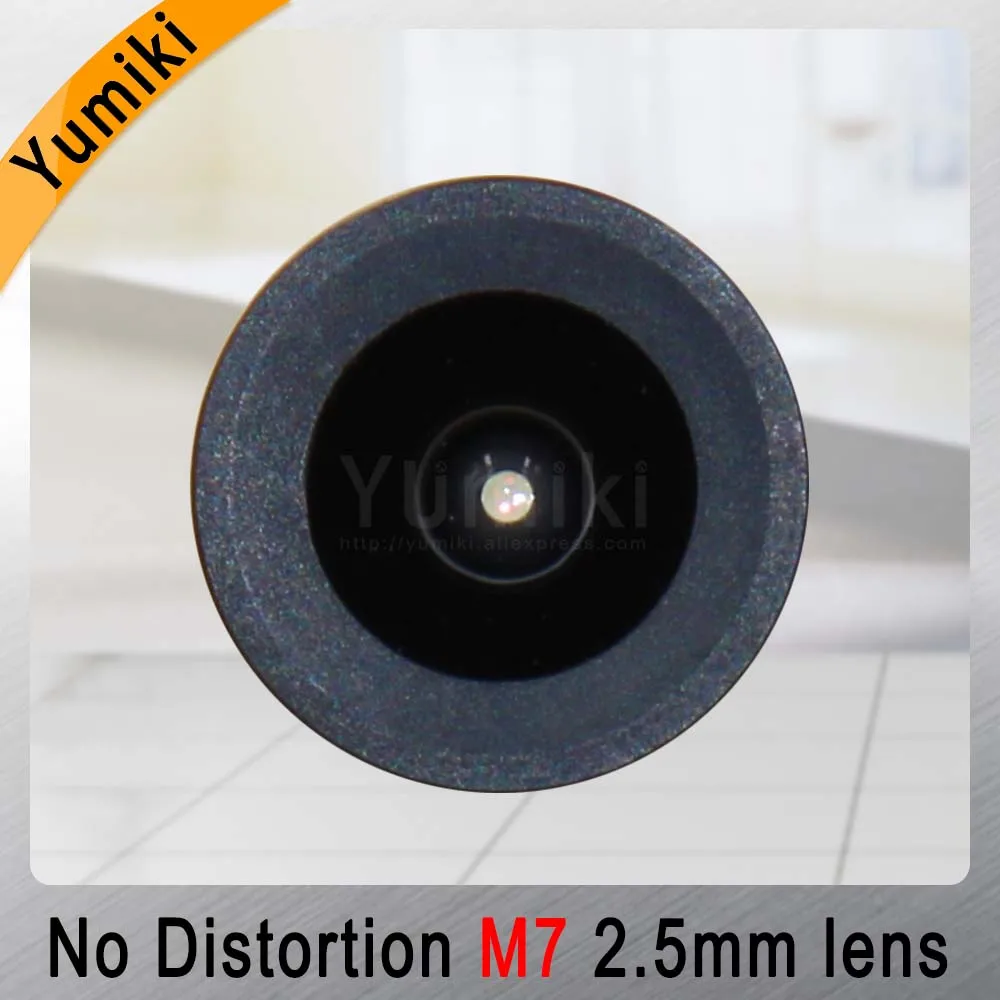 Yumiki 2,5 мм M7 объектив 1/4 дюймов 5MP ИК F1/2,5 не искажают окружающий мир объектив для камеры видеонаблюдения широкий угол 135 градусов