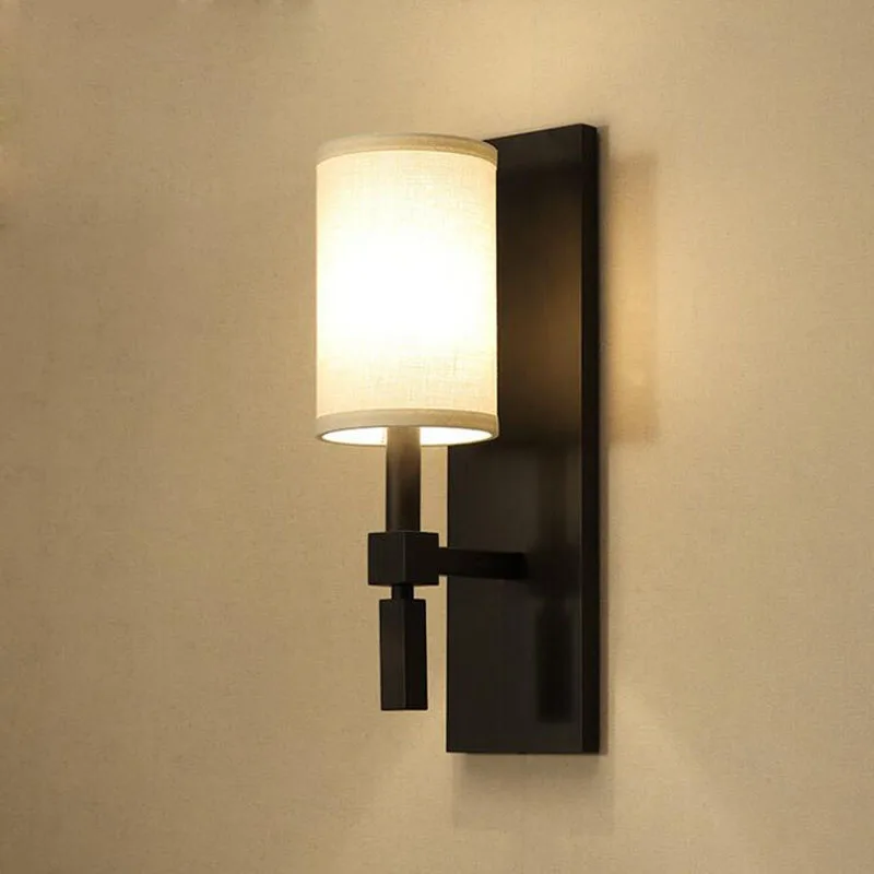 

Настенный светильник в китайском стиле, простой, современный, гостиничный, китайский, прикроватный, ретро, для гостиной, железный, для балко...