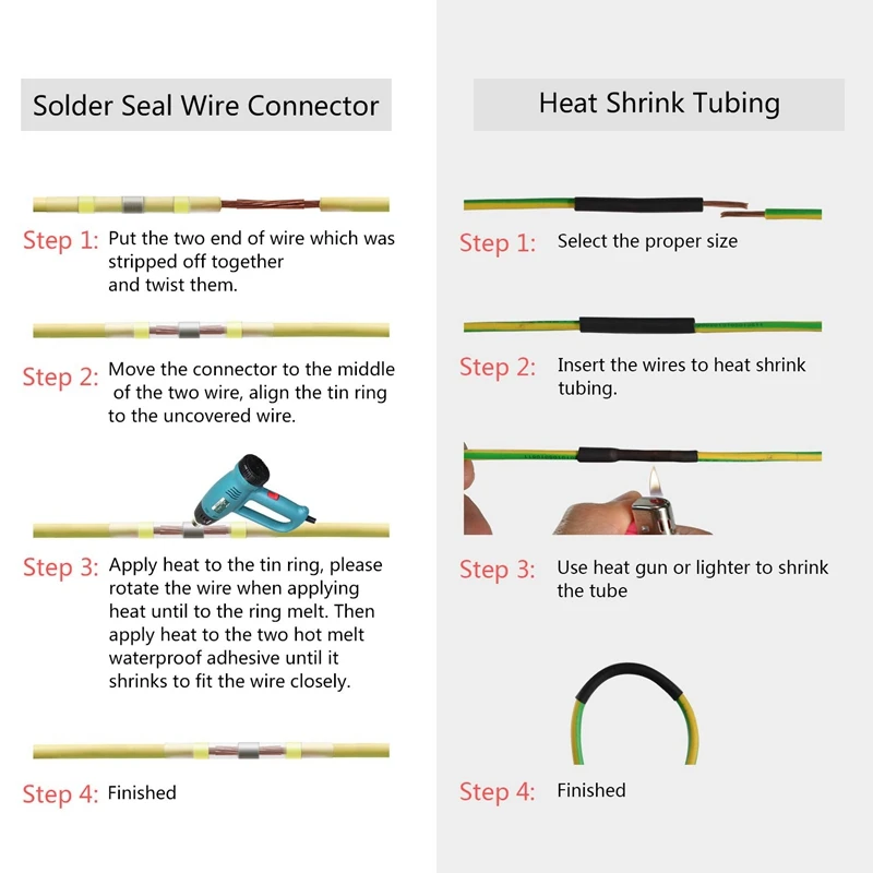 Припой уплотнения провода разъемы термоусадочный стыковой соединители