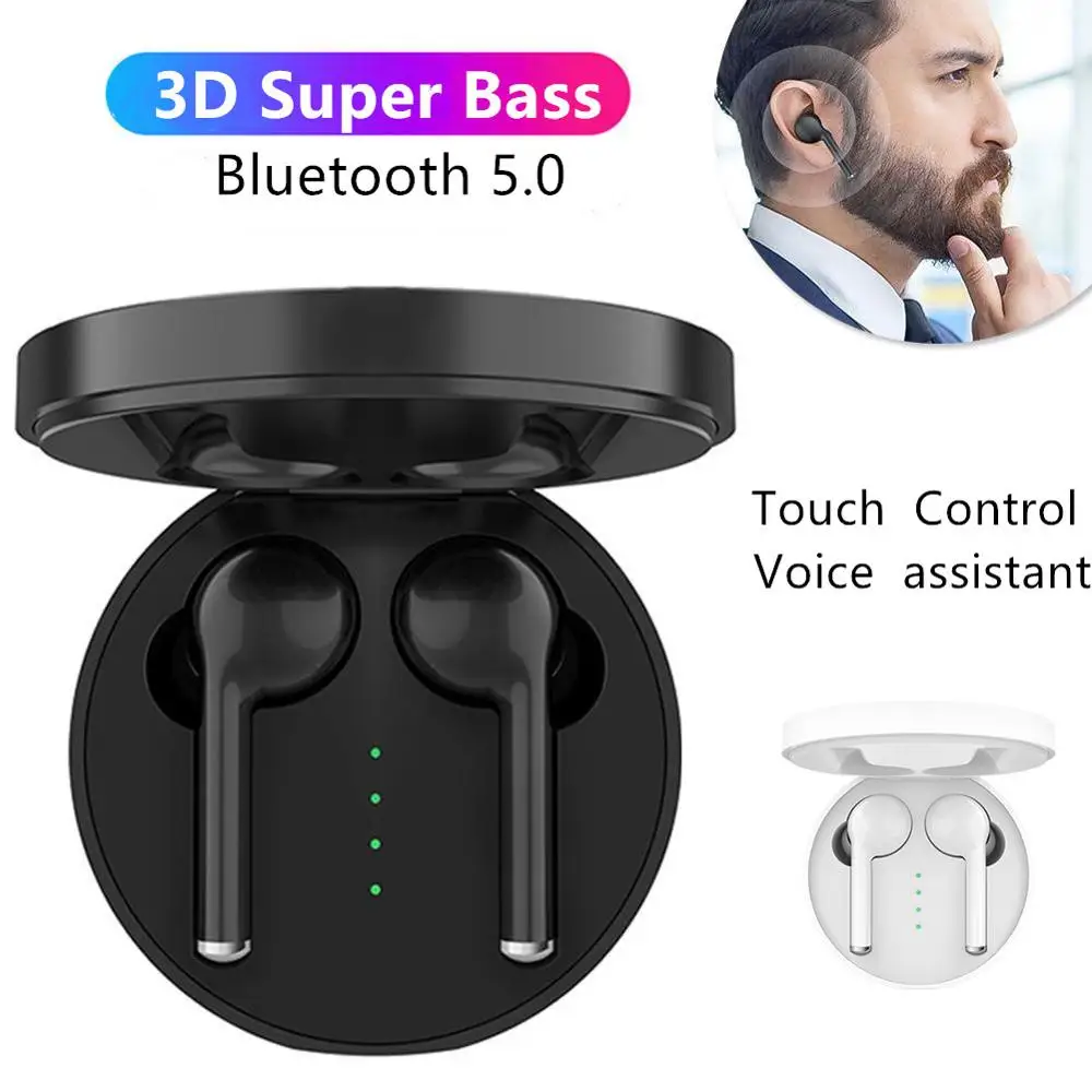 New TW40 TWS Wireless Earphones Bluetooth 5.0 Super Bass 3D Stereo Headset Smart Noise Reduction Sport Earbuds Dual Microphone |