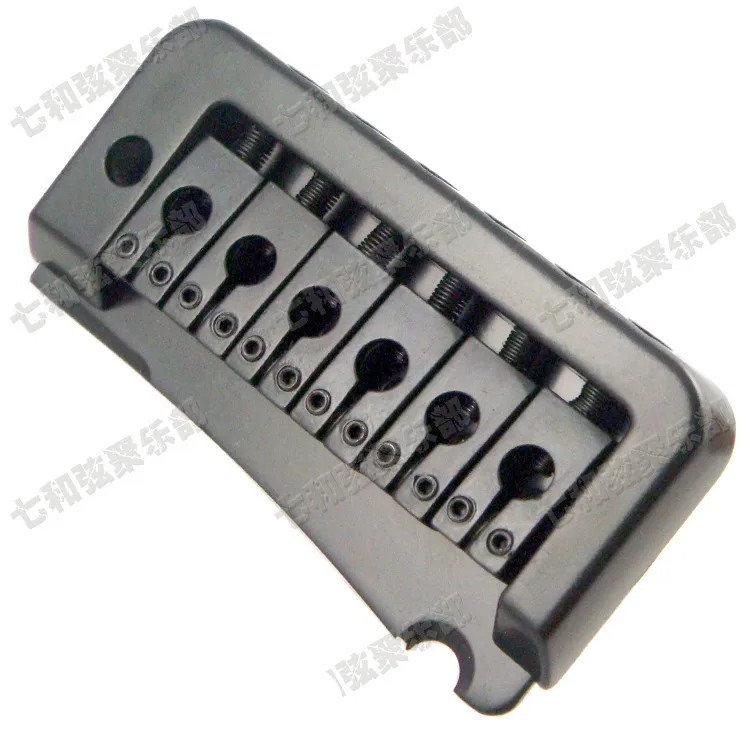 Черный мост для гитарных струн Седло Hardtail Мост верхняя нагрузка электрогитара