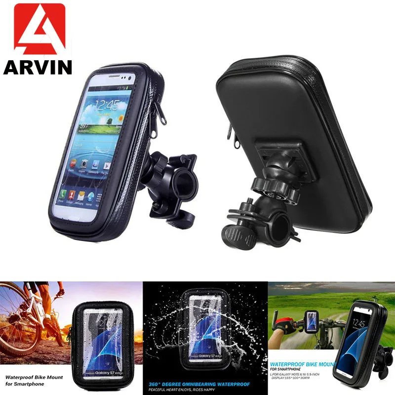 Велосипедный мотоциклетный телефонный держатель ARVIN для iPhone 8P XR Samsung S8 S9