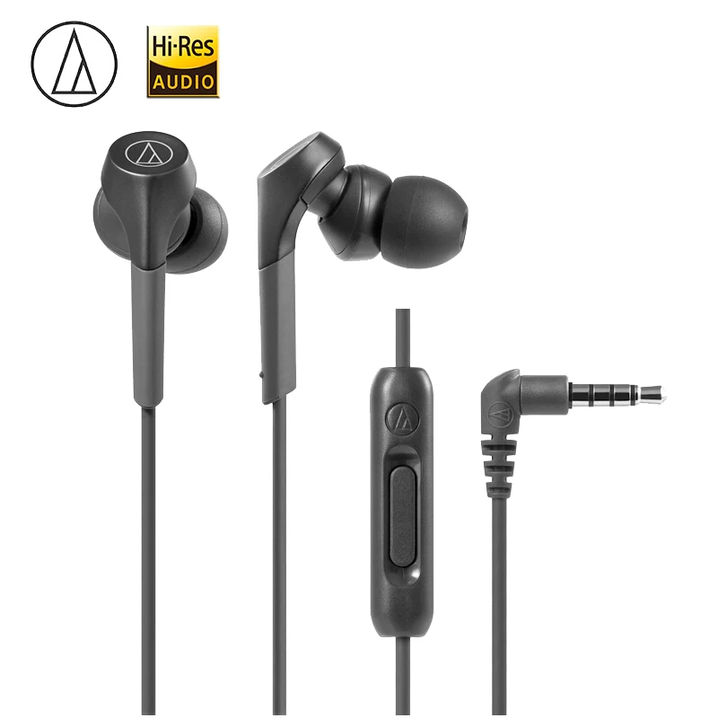 Оригинальные проводные наушники Audio-Technica Hi-Fi наушники-вкладыши с сабвуфером и