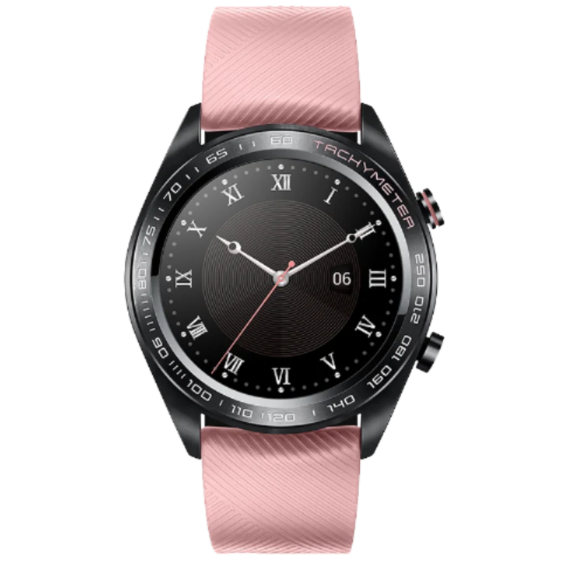 Pink Huawei honor watch dream smartwatch 1,2 дюймов AMOLED сенсорный экран heartrate мониторинг BT4.2 BLE gps 5ATM водонепроницаемый - Цвет: Pink