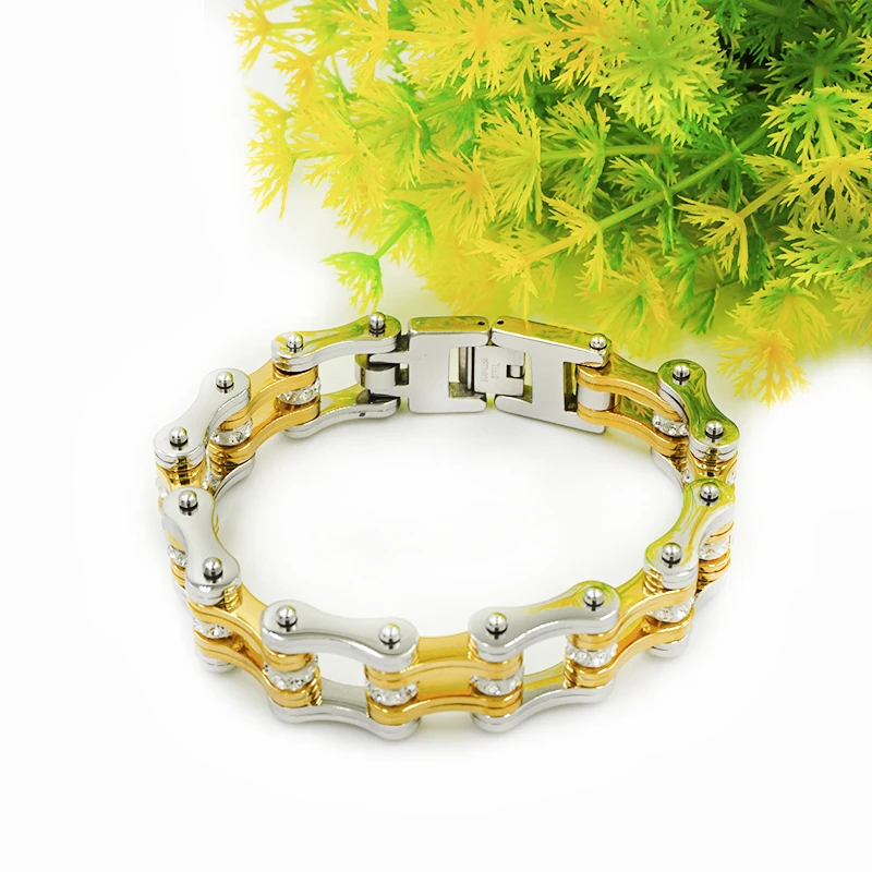 

Men's Motorcycle Chain Bracelet Punk Bike Chain Bracelet Punk Stainless Steel Bike Bracelet Men's Bracelet Sports Bracelet