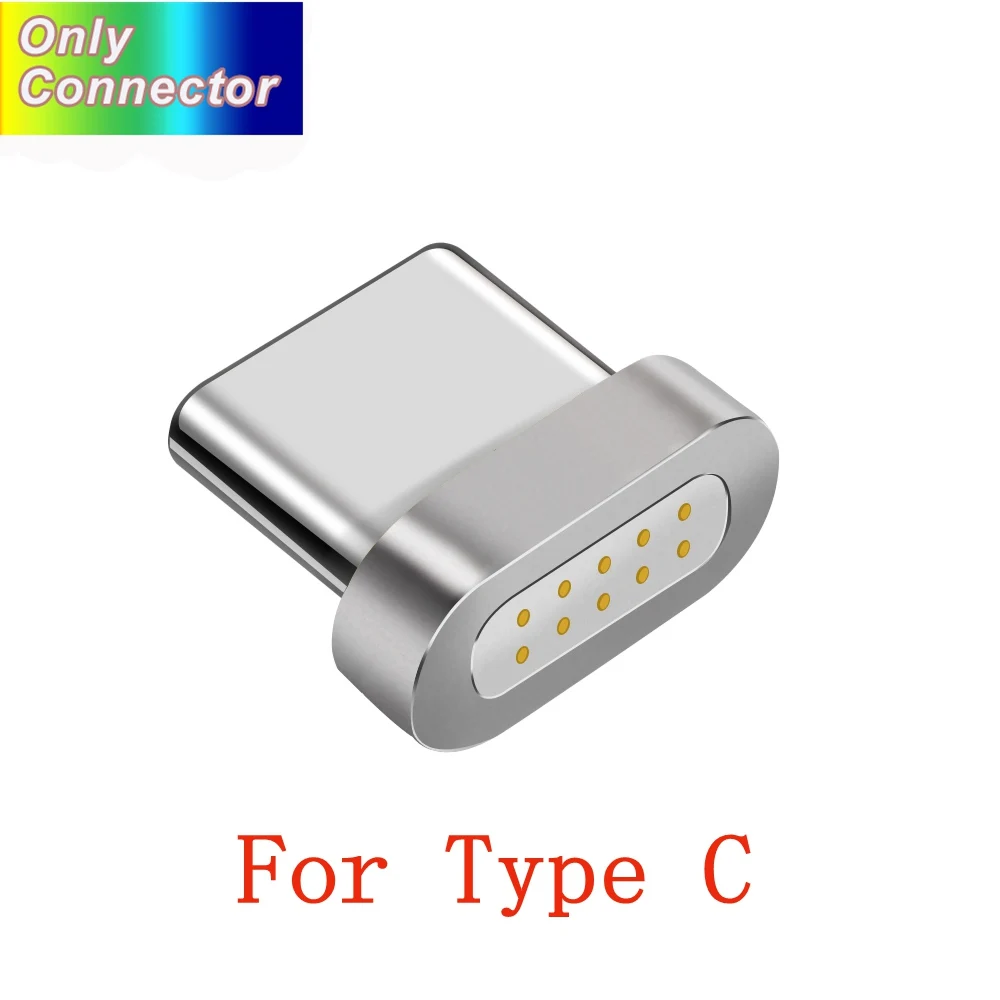 Type C Plug Олаф магнитное зарядное устройство usb type C Micro USB кабель провод для быстрой зарядки штекер type-C Магнитный кабель для iPhone samsung Xiaomi huawei - Цвет: Type C Plug