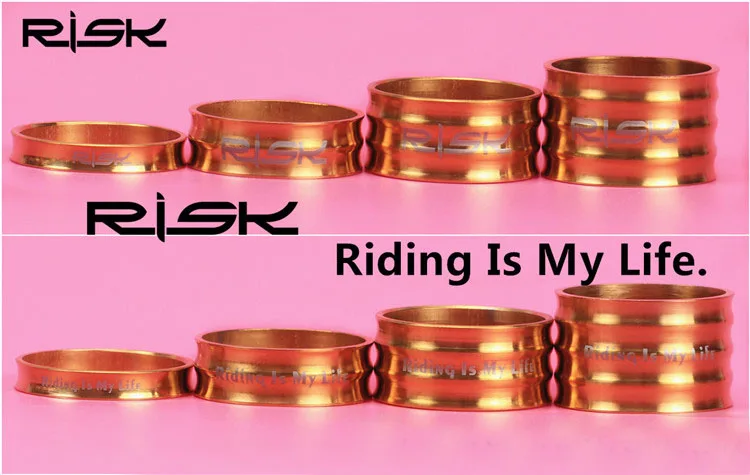 Аксессуары для велосипеда RISK Titanium Ti моечная гарнитура разделитель 1-1/8 &quot(5/10/15/20