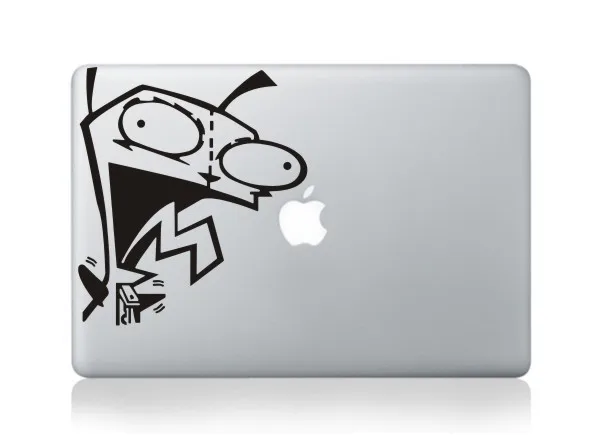 Крутой стиль ноутбука ПВХ наклейка для Apple Macbook Наклейка Air Pro retina 1" 13" 1" забавные глаза ноутбук частичная наклейка кожи - Цвет: MB-black-Part C(173)