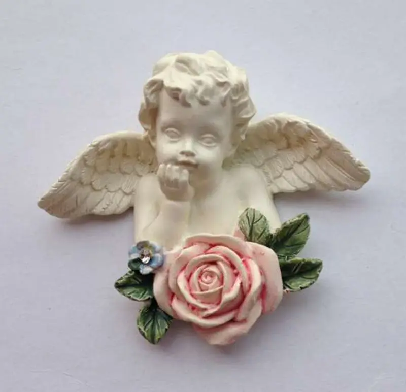 Ангел Роза изысканный 3D магниты на холодильник дома украшение магнит