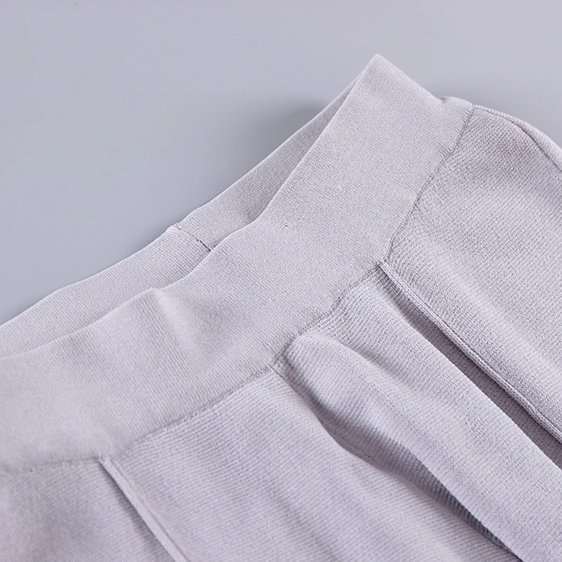 Jielur осенние модные однотонные женские брюки повседневные Простые Капри