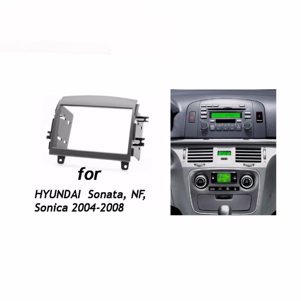 Двухканальное радио фасции Для HYUNDAI Марка NF Sonata Sonica DVD черточки комплект CD аудио панель и установка Surround рамка