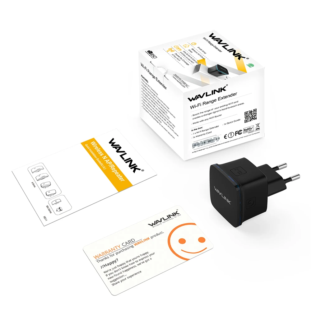 WAVLINK ультра мини Размеры N300 Диапазон Wi Fi расширитель Беспроводной